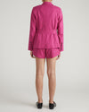 Belted Double Breasted Linen Blend Blazer - Hyper Pink | Plus Size & Straight Size Women's Fashion | Universal Standard