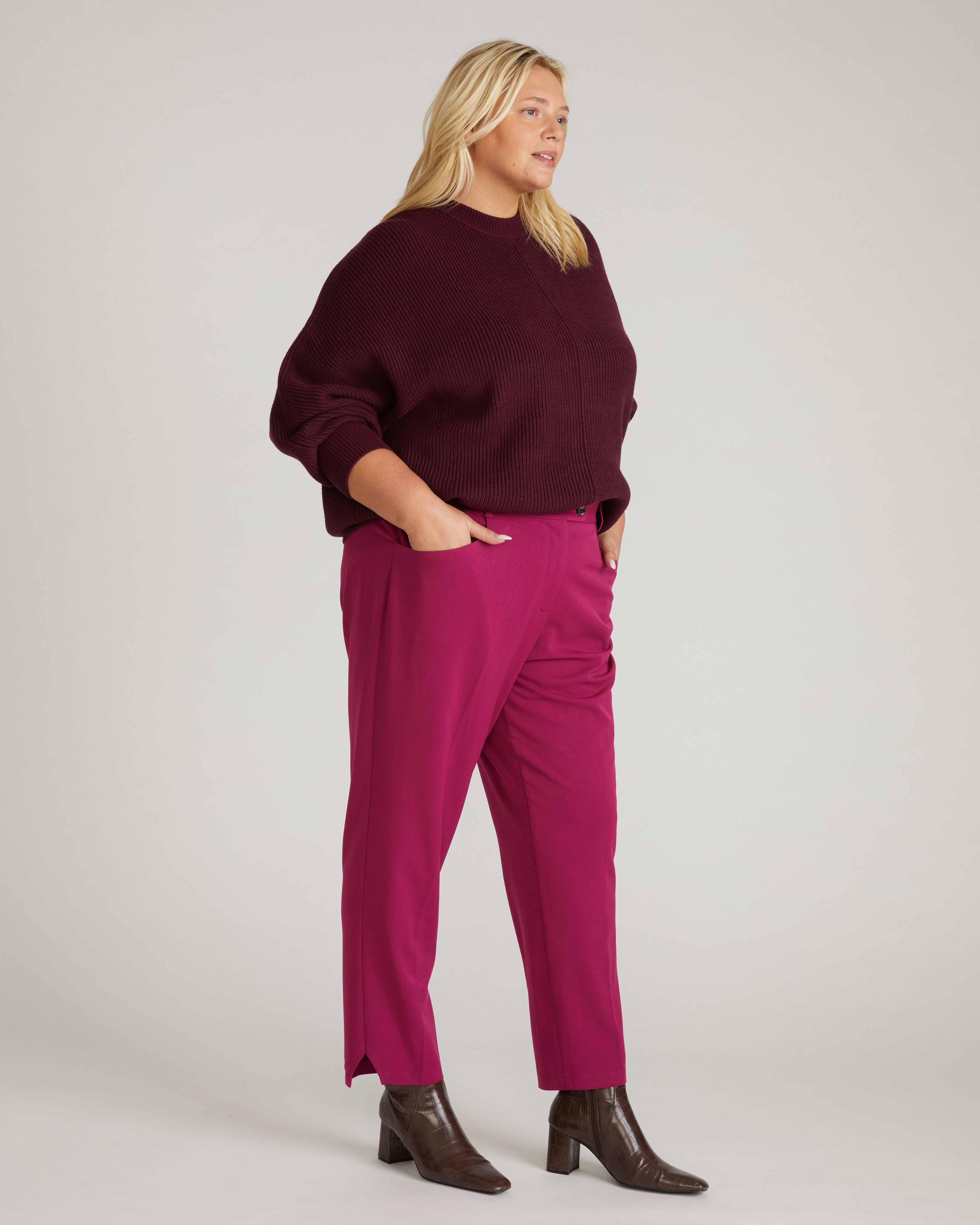 All Day Mercer Tapered Leg Pants - Goji Berry – Universal Standard
