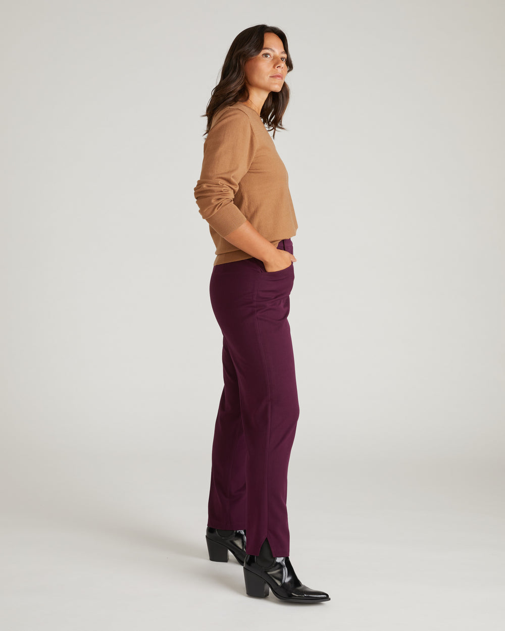 All Day Mercer Tapered Leg Pants - Gamay