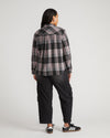 Jordan x US Millennial Stretch Flannel Shirt - Lavender Plaid