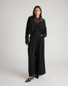 US x Lauren Chan Wide Leg Tuxedo Pants - Black | Plus Size & Straight Size Women's Fashion | Universal Standard