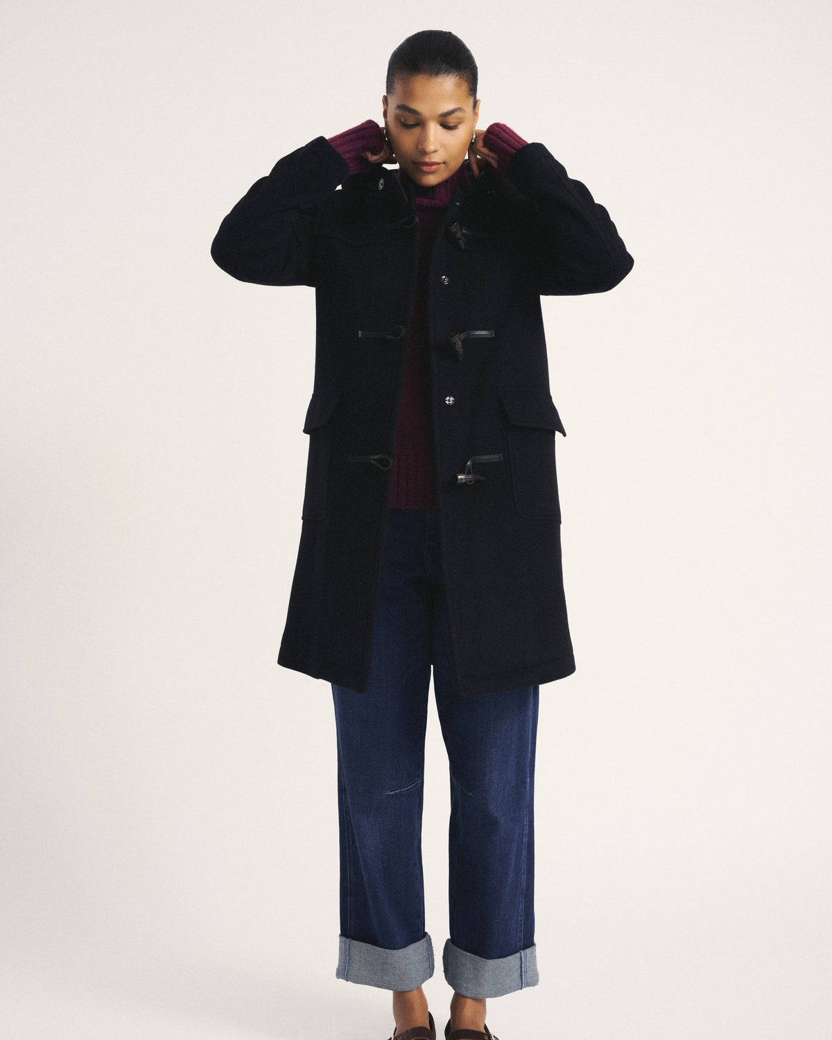 Highlands Duffle Coat - Black | Plus Size & Straight Size Women's Fashion | Universal Standard