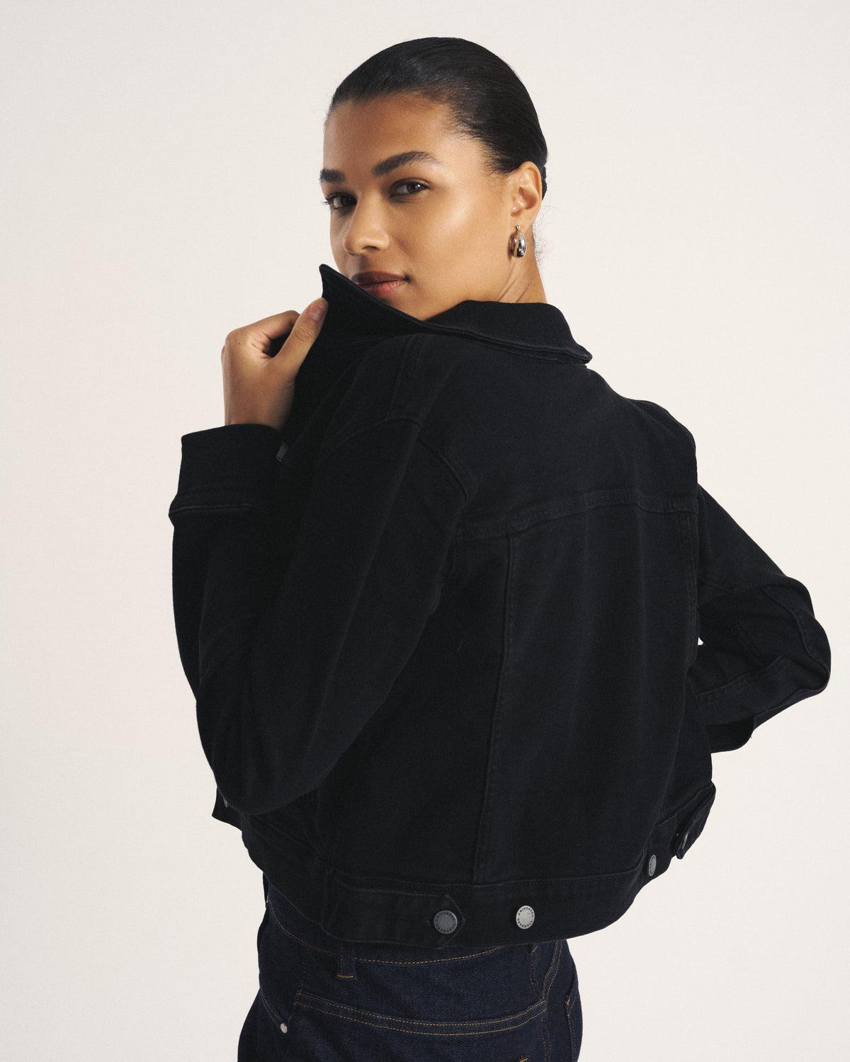Kelsey Denim Jacket - Broken Black | Plus Size & Straight Size Women's Fashion | Universal Standard