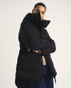 Matterhorn Mid Hooded Puffer - Black | Plus Size & Straight Size Women's Fashion | Universal Standard