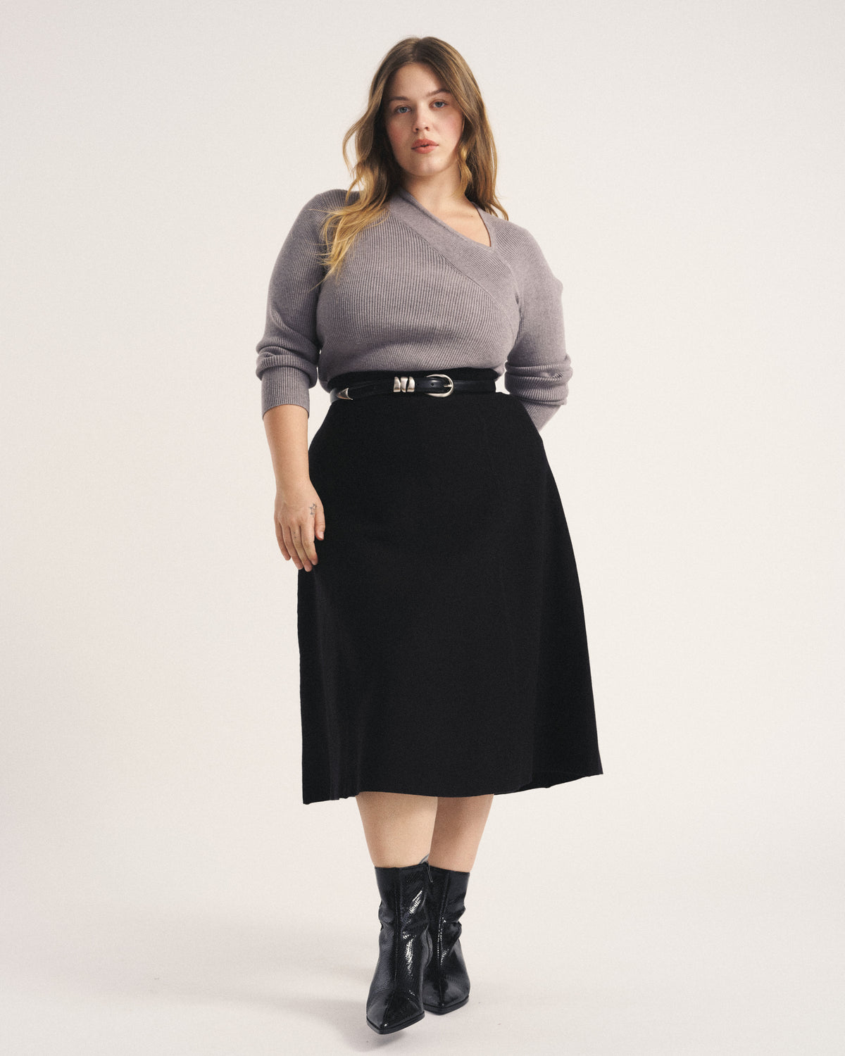 Leonora Sweater Skirt - Black | Plus Size & Straight Size Women's Fashion | Universal Standard