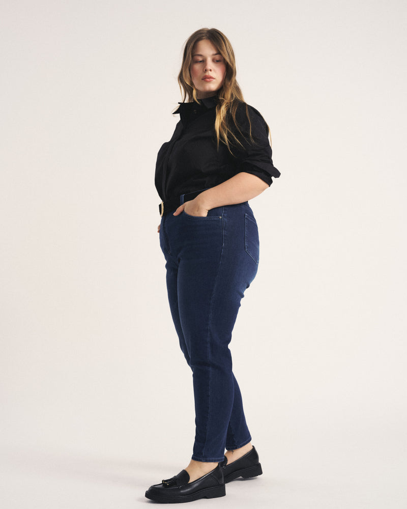 Seine High Rise Skinny Jeans 27 Inch - Berkeley Blue | Plus Size & Straight Size Women's Fashion | Universal Standard