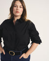 Elbe Stretch Poplin Shirt Classic Fit - Black