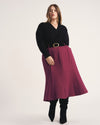 Carla Ponte Skirt - Plum Caspia | Plus Size & Straight Size Women's Fashion | Universal Standard