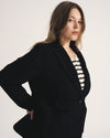 Kidjo Tailored Wool Blend Jacket - Black | Plus Size & Straight Size Women's Fashion | Universal Standard