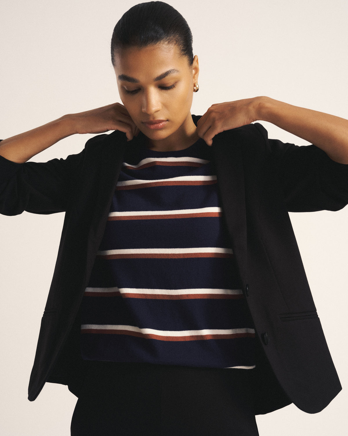 Beas Ponte Blazer - Black | Plus Size & Straight Size Women's Fashion | Universal Standard