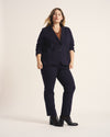 Long Cigarette Ponte Pants - Navy | Plus Size & Straight Size Women's Fashion | Universal Standard