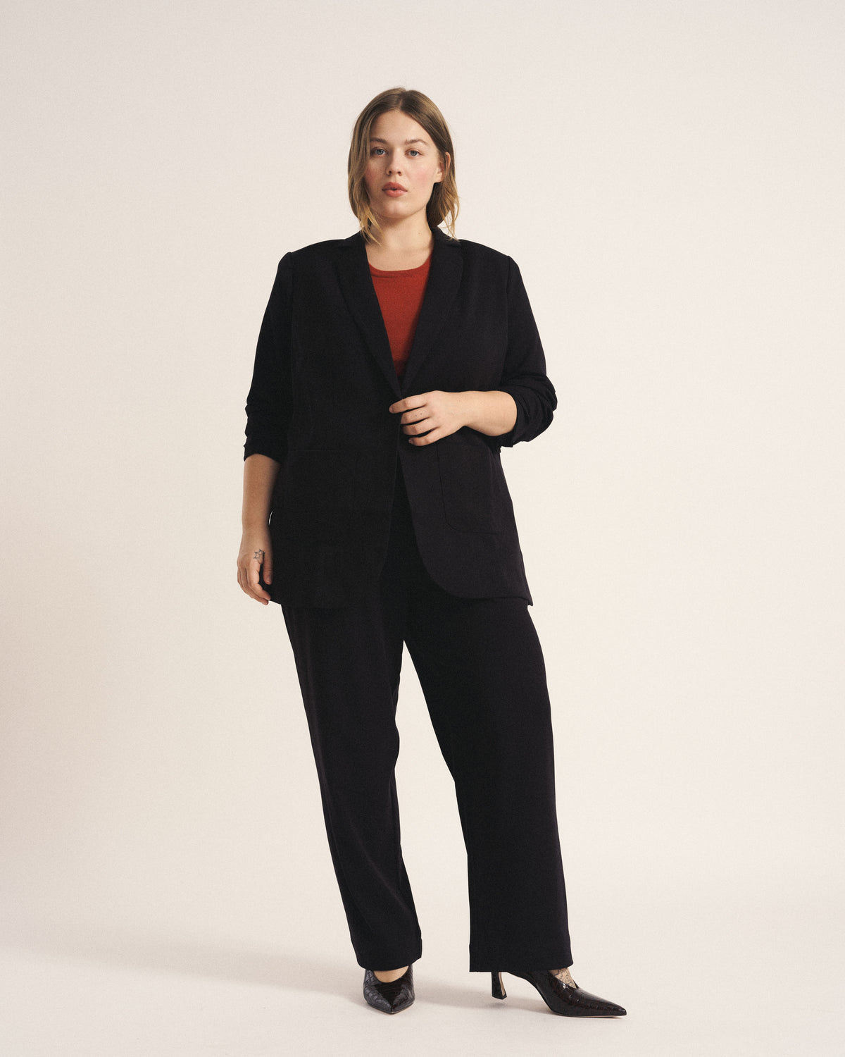 All Day Classic Blazer - Black | Plus Size & Straight Size Women's Fashion | Universal Standard