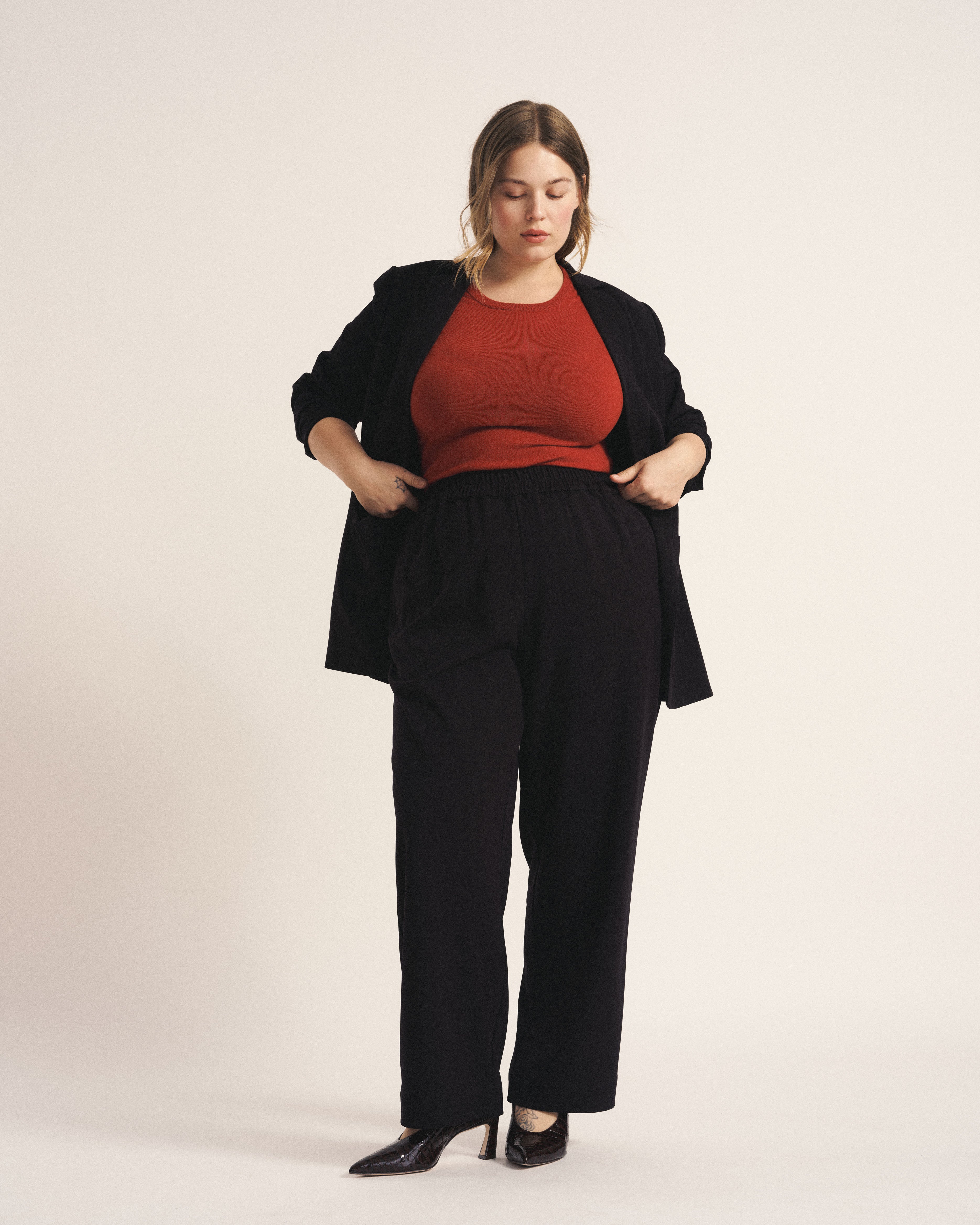 All Day Easy Pants - Black | Plus Size & Straight Size Women's Fashion | Universal Standard