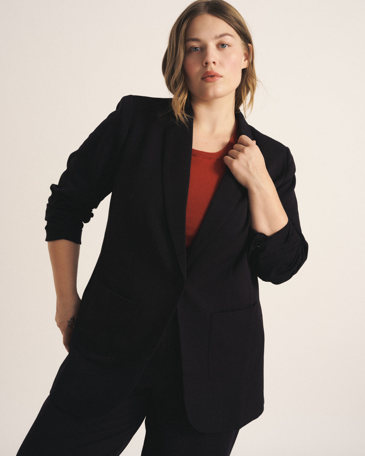 All Day Classic Blazer - Black | Plus Size & Straight Size Women's Fashion | Universal Standard