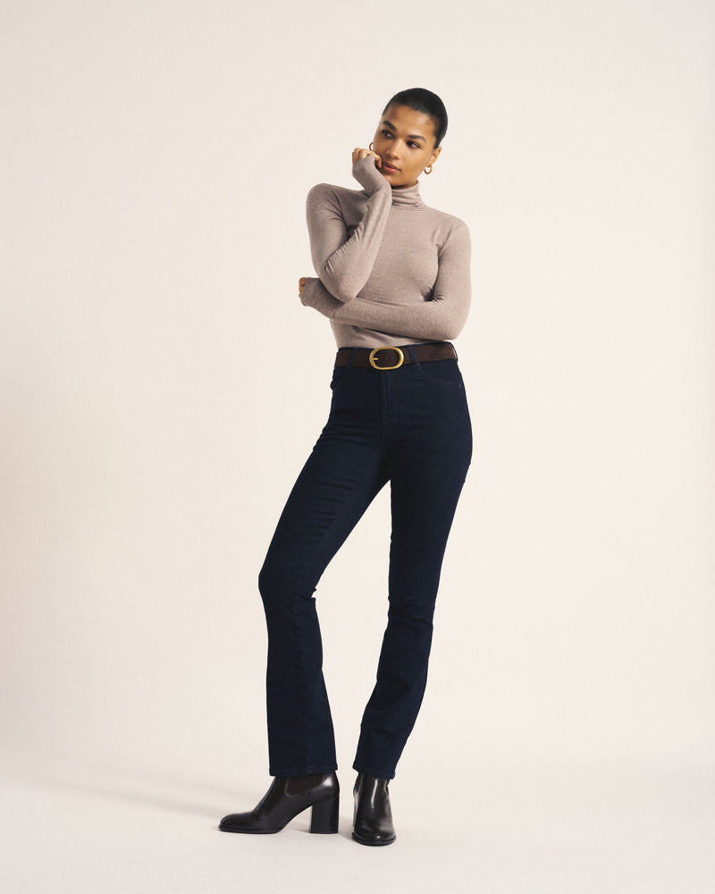 Cloud Rib Turtleneck - Almond Dust | Plus Size & Straight Size Women's Fashion | Universal Standard
