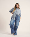 Claudia High Rise Stretch Jeans - Blue Bayou | Plus Size & Straight Size Women's Fashion | Universal Standard