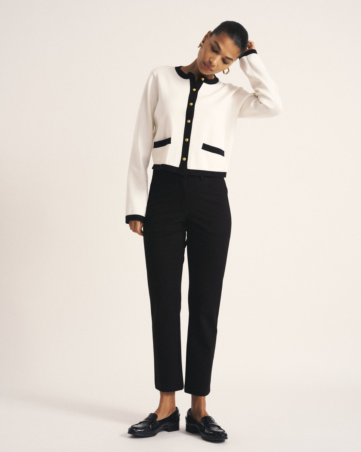 Long Cigarette Ponte Pants - Black | Plus Size & Straight Size Women's Fashion | Universal Standard