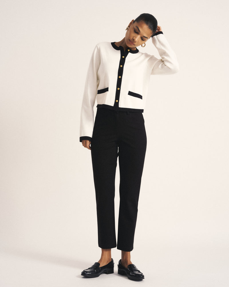 Long Cigarette Ponte Pants - Black | Plus Size & Straight Size Women's Fashion | Universal Standard