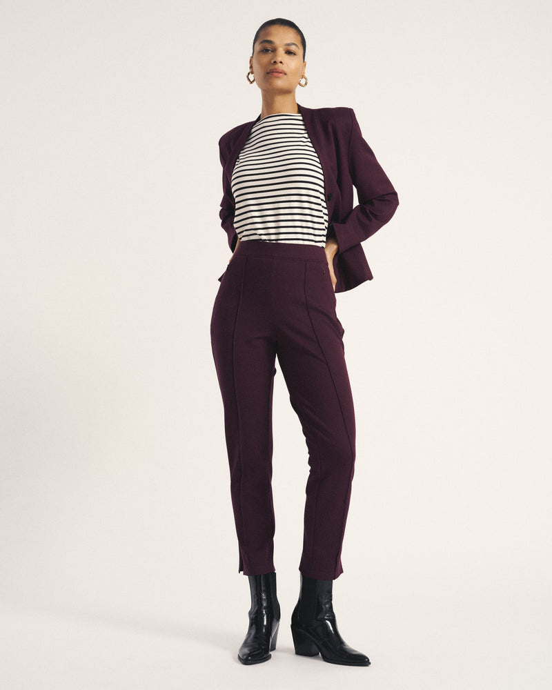 Skinny Pintuck Ponte Pants 28 Inch - Gamay | Plus Size & Straight Size Women's Fashion | Universal Standard
