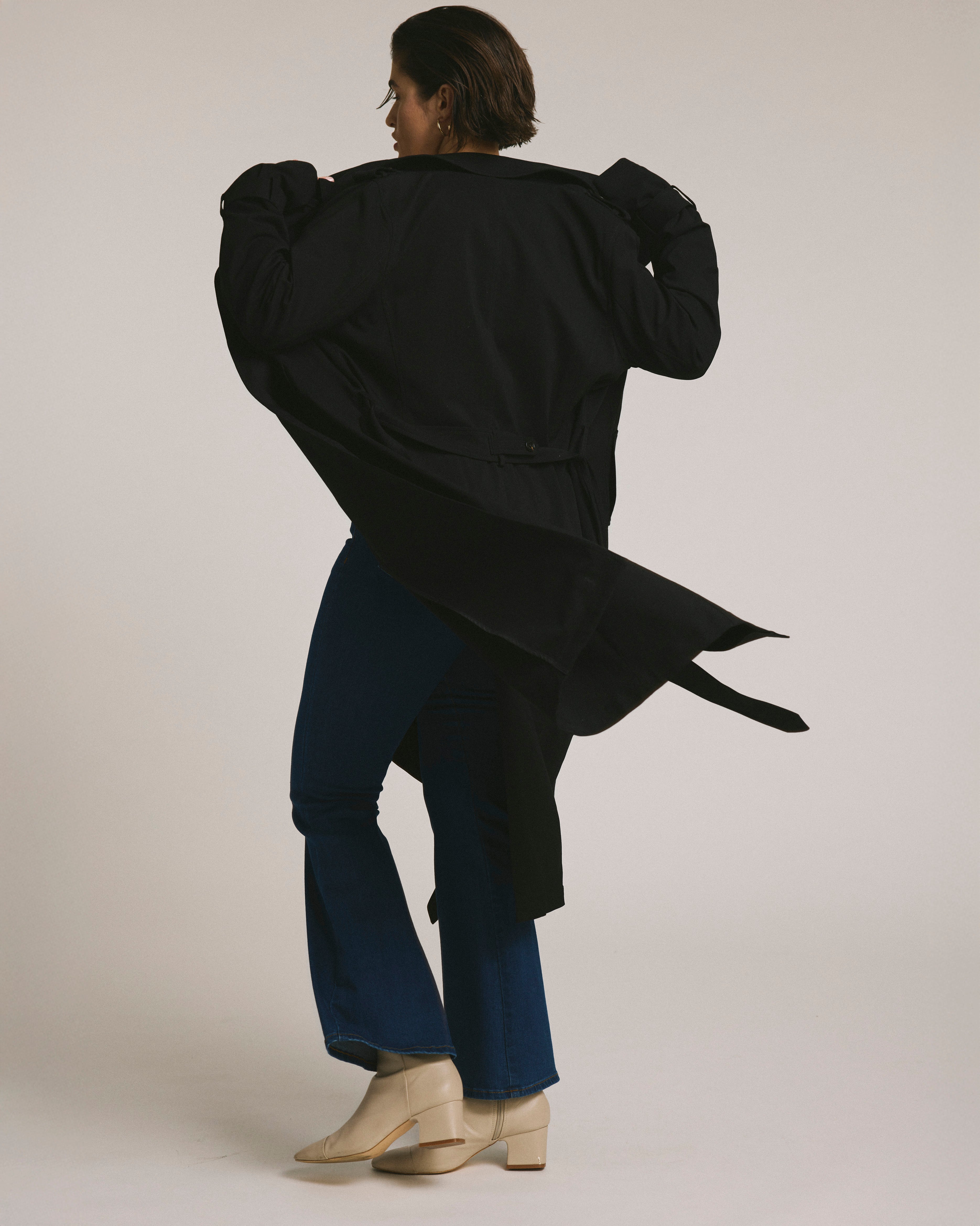 Henning x US Park Soft Trench - Black – Universal Standard