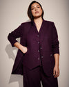 Coastal Linen Blend Blazer - Acai | Plus Size & Straight Size Women's Fashion | Universal Standard