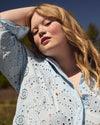 The Artist Cotton Eyelet Shirt - Light Blue