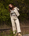 Claudia High Rise Stretch Jeans - Ecru