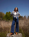 Charlie High Rise Sailor Jeans - French Blue