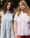 Erica Cotton Eyelet Shirt - White