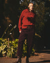 Dakota Twisted Leg Corduroy Pants - Gamay