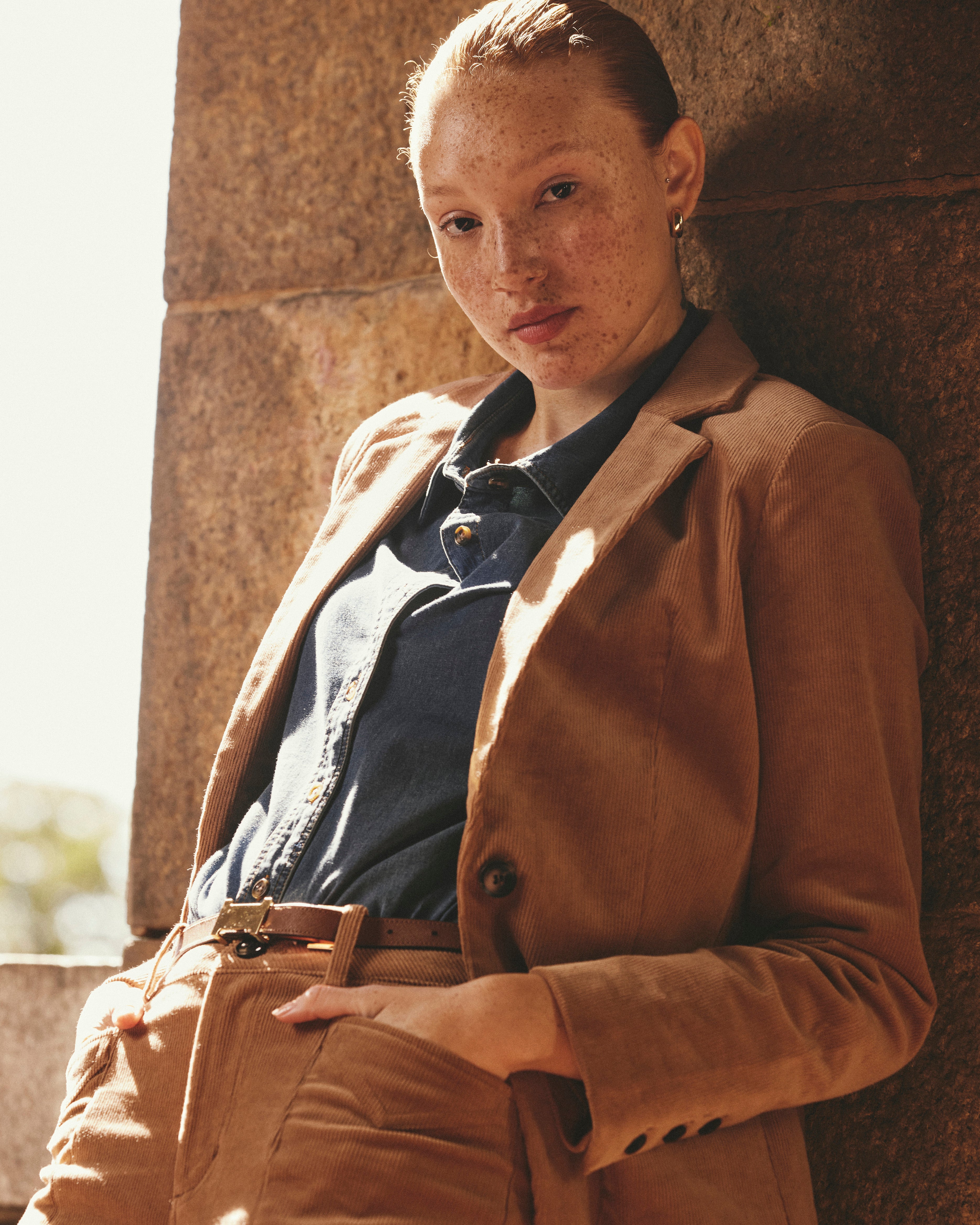Davis Corduroy Blazer - Classic Camel – Universal Standard
