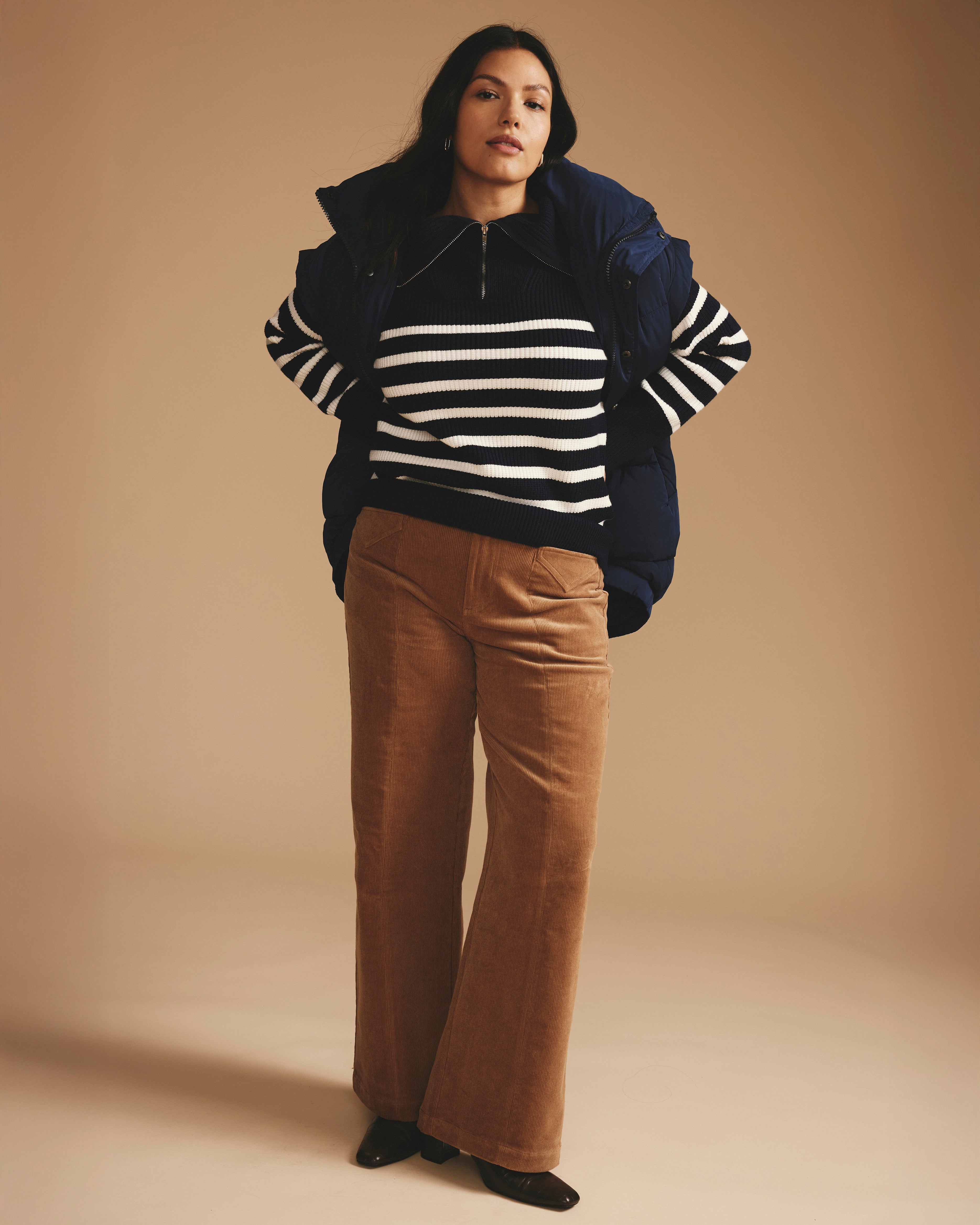 コムデギャルソンオムプリュス　CORDUROY WIDE LEG TROUSER Corduroy Wide-Leg Pants - Julia Berolzheimer