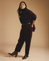 Dakota Twisted Leg Corduroy Pants - Gamay