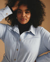 Morgan Stretch Flannel Shirtdress - Battenberg Twill