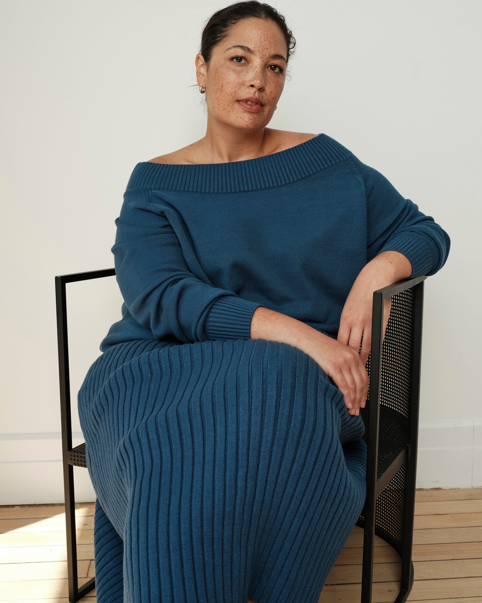 Universal Standard Plus Size Noomi Cold Shoulder Sweater