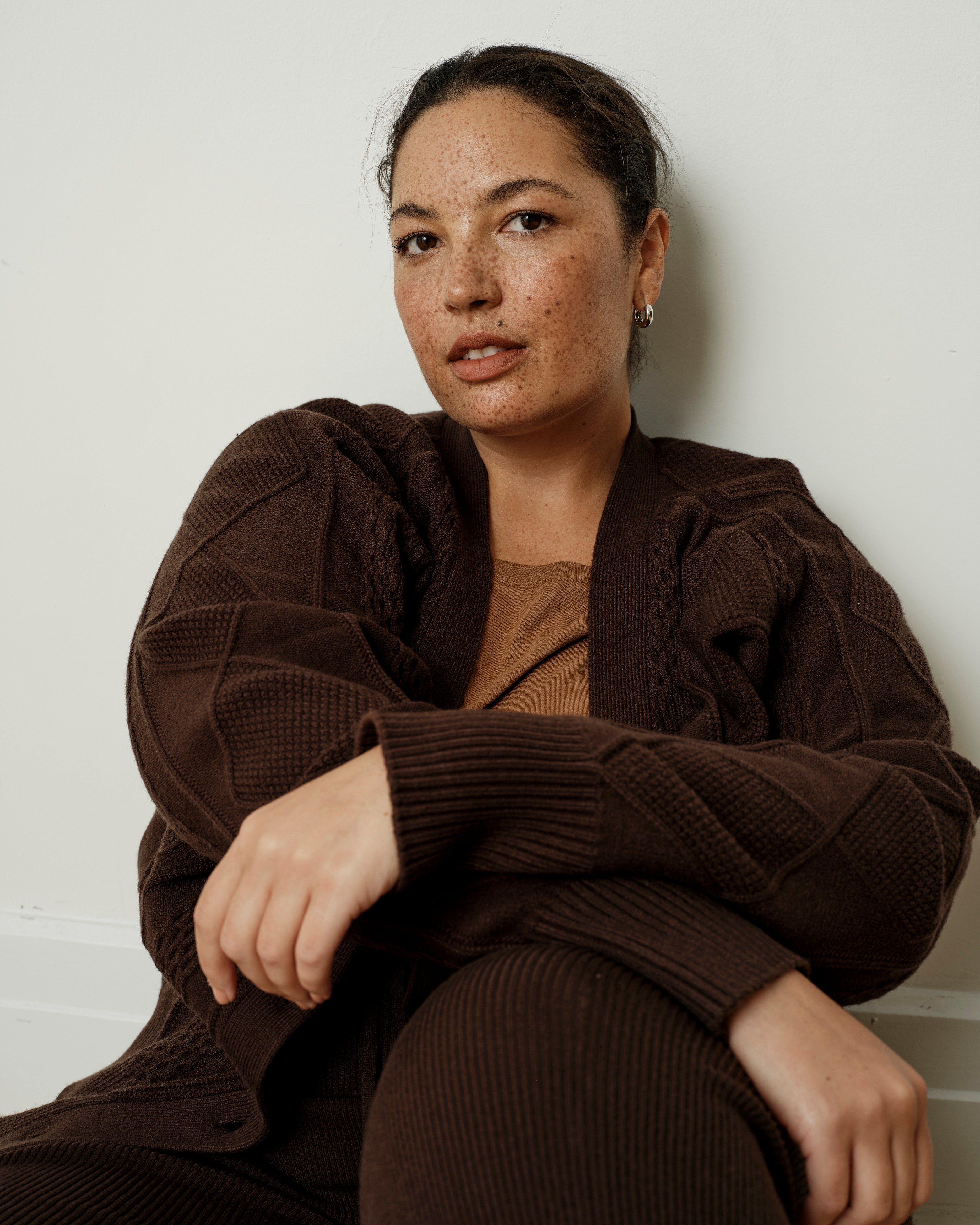 Cable Knit Cardigan - Espresso – Universal Standard