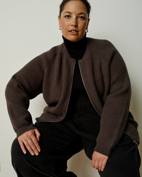 Better-Than-Wool Zip Cardigan - Graphite – Universal Standard