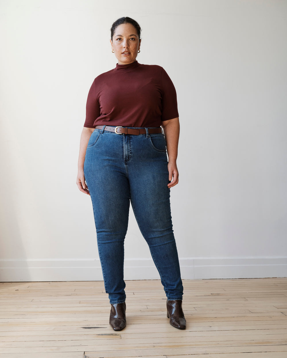 Seine High Rise Skinny Jeans 30 Inch - True Blue