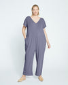 UltimateS Jemma V Neck Jumpsuit - Blue Haze | Plus Size & Straight Size Women's Fashion | Universal Standard
