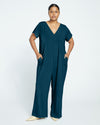 UltimateS Jemma V Neck Jumpsuit - Deep Sea