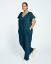 UltimateS Jemma V Neck Jumpsuit - Deep Sea