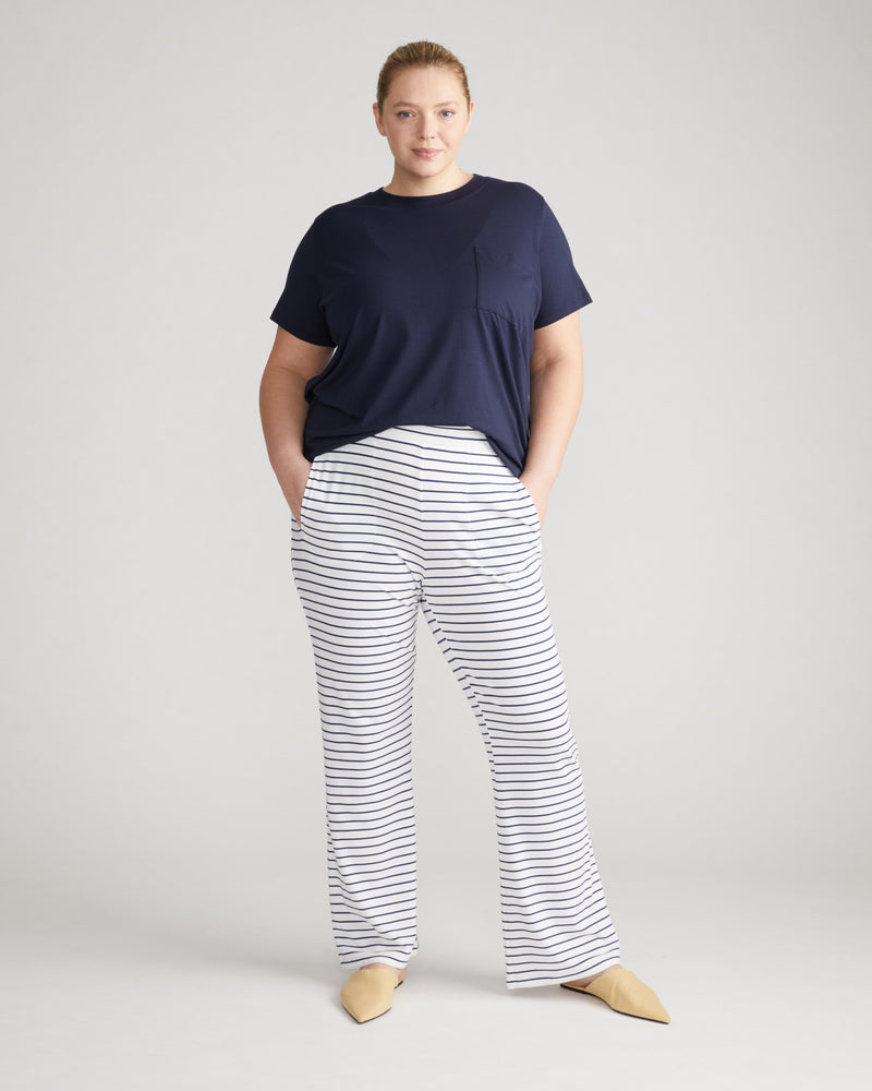 UltimateS Mola Lounge Pants - White/Cenote Stripe