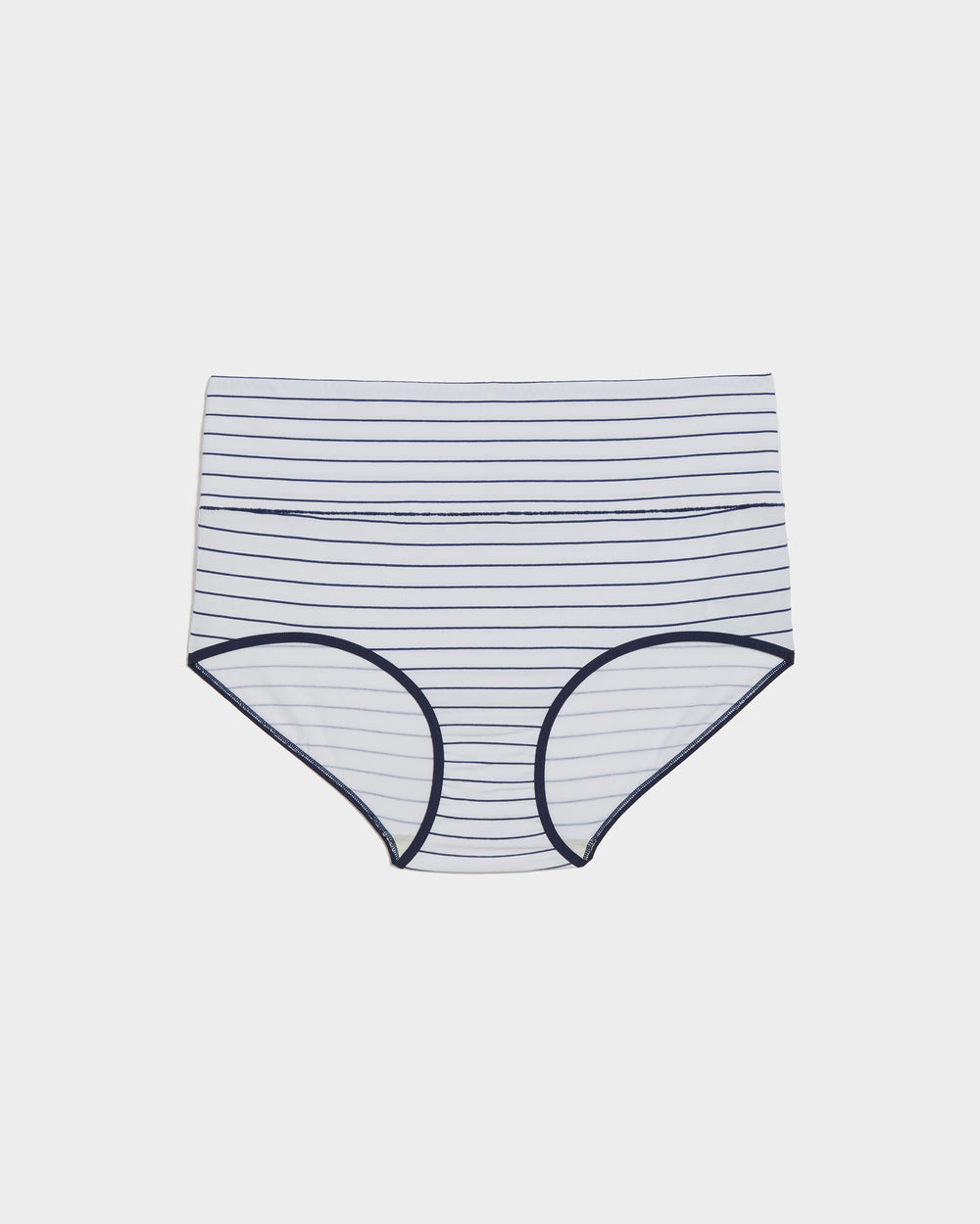 UltimateS Full Coverage High Rise Brief - White/Cenote Stripe