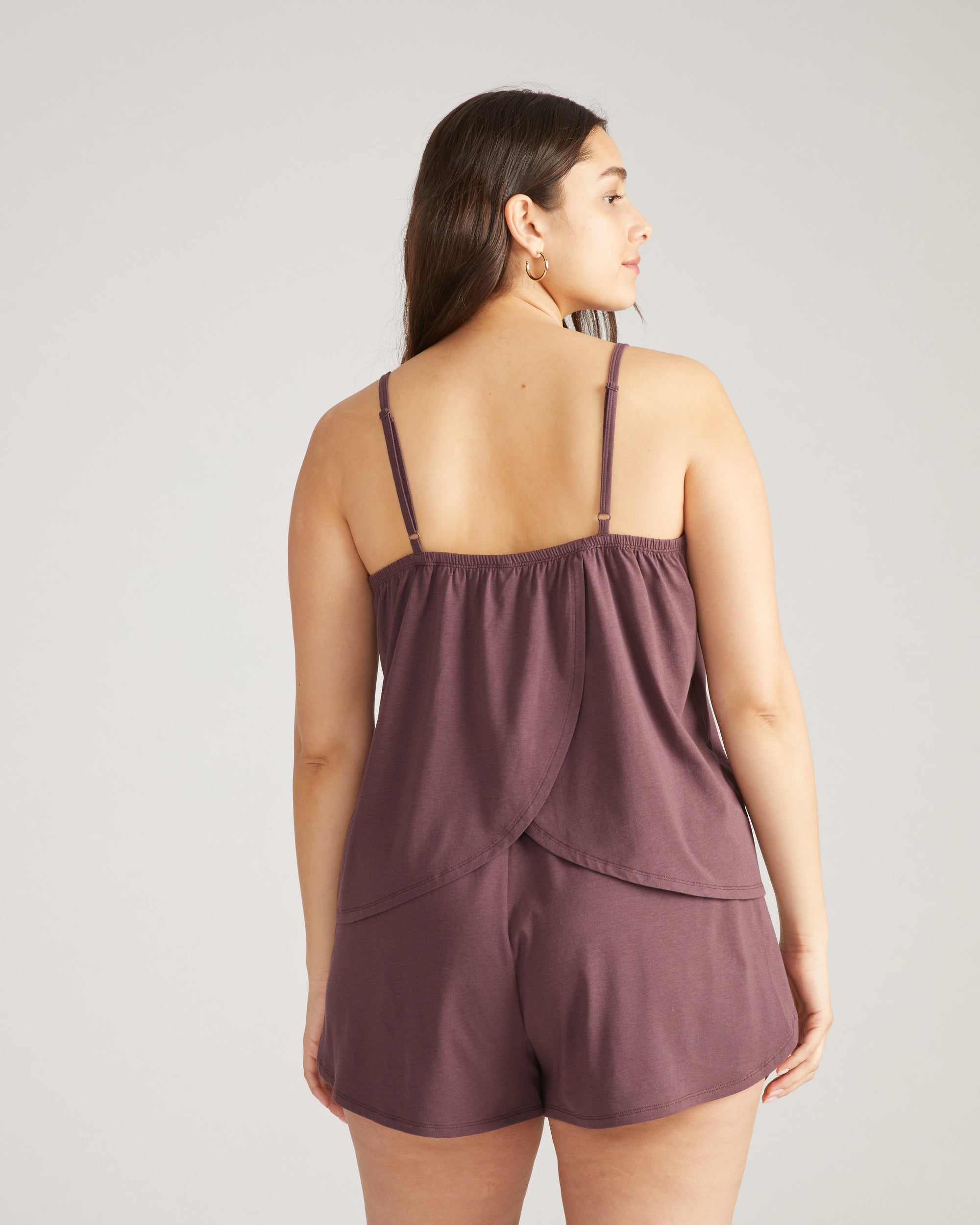 UltimateS Natalie Jersey Sleep Set - Cassis