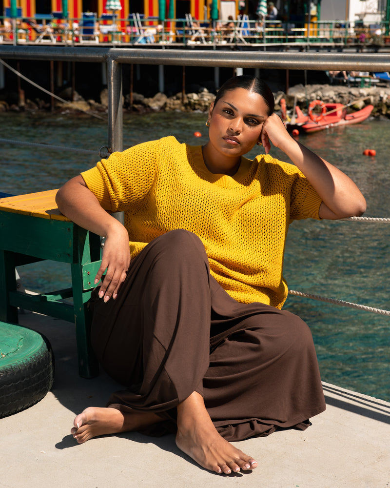Rey Divine Jersey Pull-On Pants - Peppercorn | Plus Size & Straight Size Women's Fashion | Universal Standard