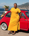 Halie Maxi T-Shirt Dress - Goldenrod | Plus Size & Straight Size Women's Fashion | Universal Standard