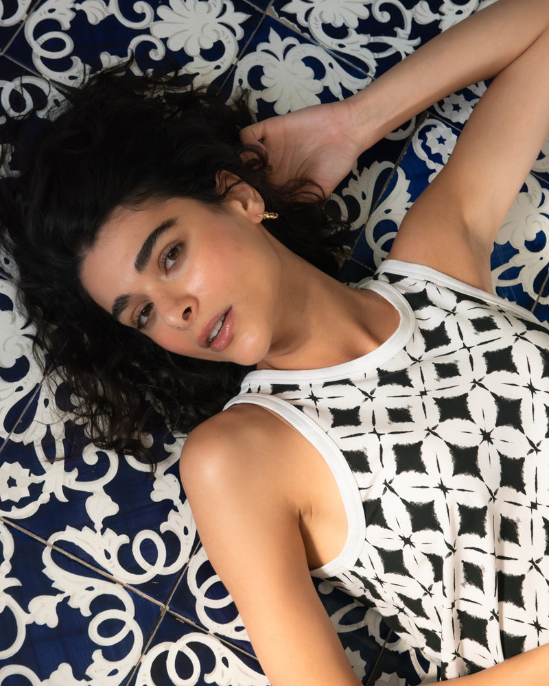 Sardinia Tank Dress - Eclipse Print | Plus Size & Straight Size Women's Fashion | Universal Standard
