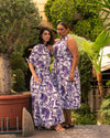 Luisa Short Sleeve Linen Shirt - Purple Majolica Print | Plus Size & Straight Size Women's Fashion | Universal Standard