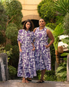 Adelaide Linen Shirtdress - Purple Majolica Print | Plus Size & Straight Size Women's Fashion | Universal Standard