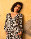 Sorrento Linen Midi Dress - Vine Print | Plus Size & Straight Size Women's Fashion | Universal Standard